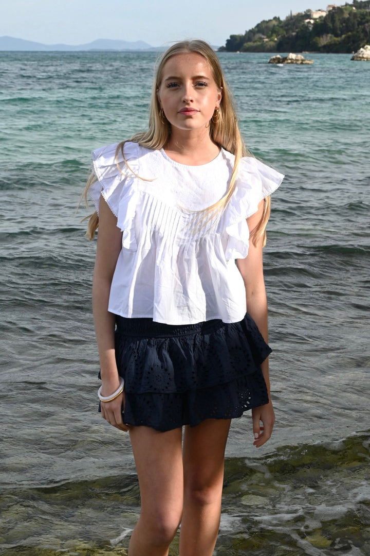 Tropical blouse - wit