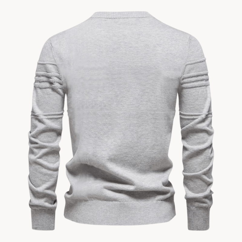 MILO | Stijlvolle herenpullover met ruitdesign
