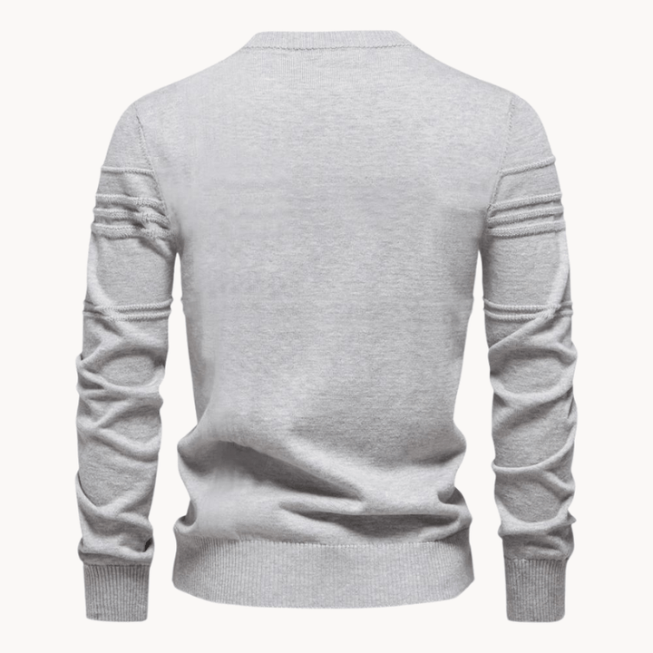 MILO | Stijlvolle herenpullover met ruitdesign