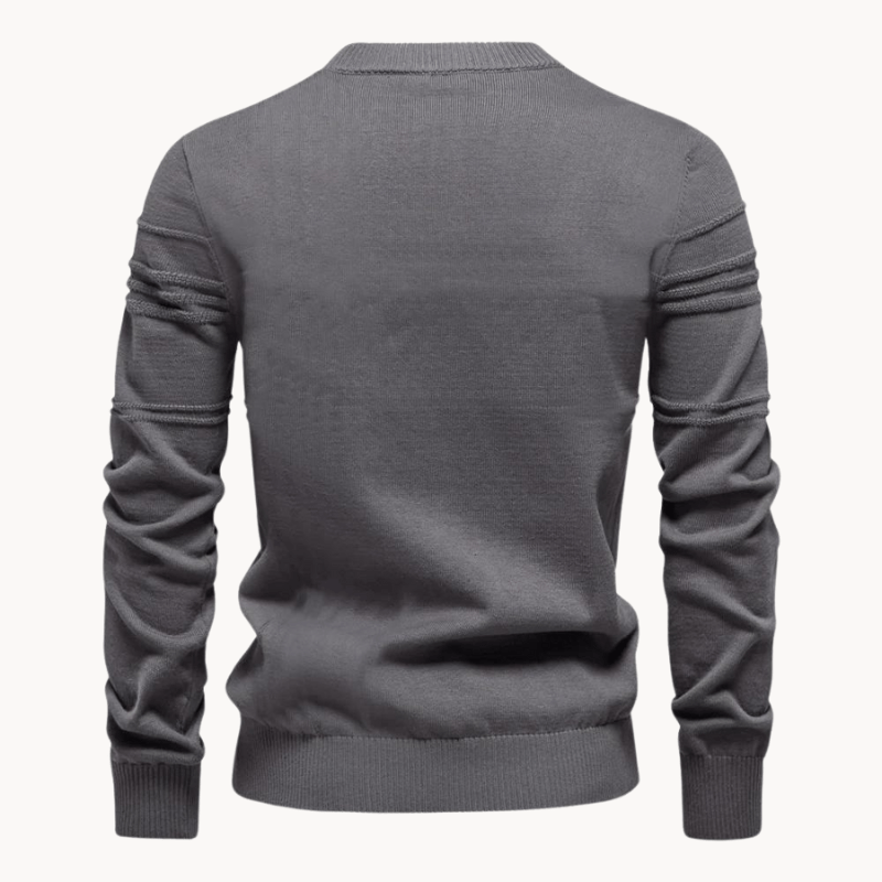 MILO | Stijlvolle herenpullover met ruitdesign
