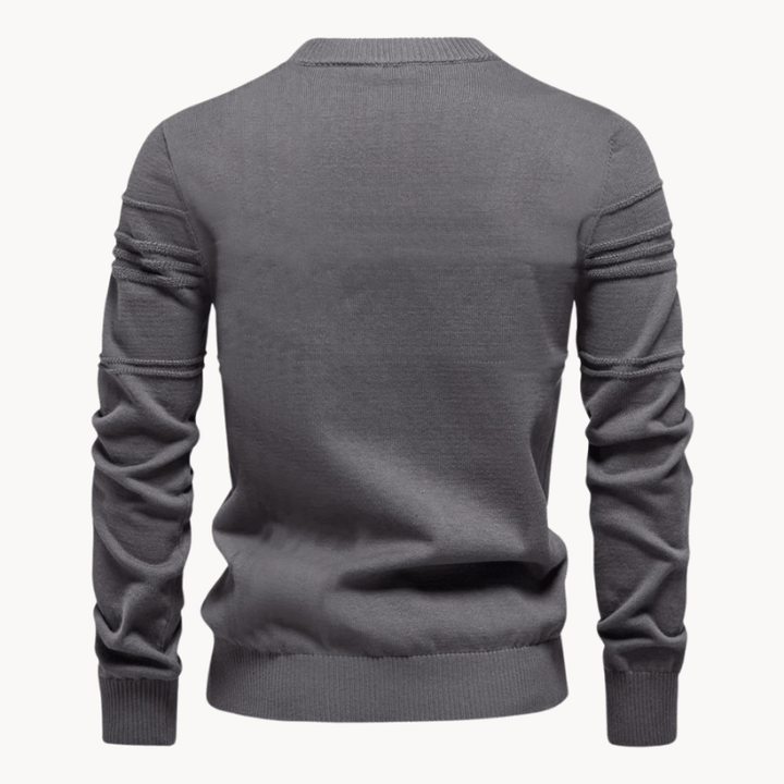 MILO | Stijlvolle herenpullover met ruitdesign