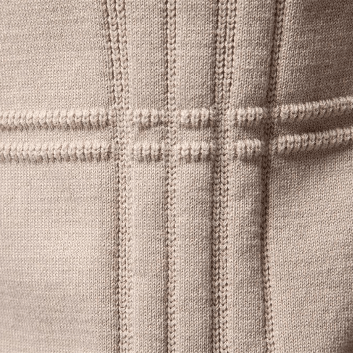 MILO | Stijlvolle herenpullover met ruitdesign