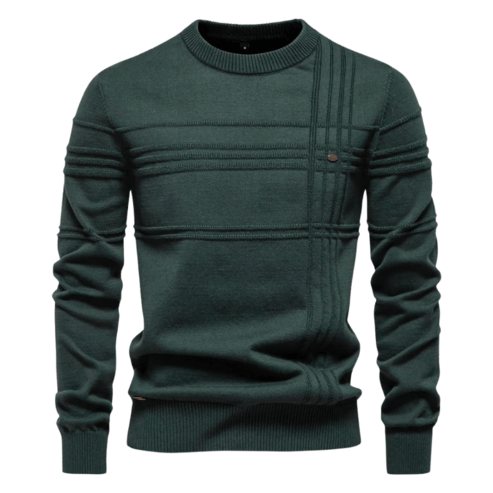 MILO | Stijlvolle herenpullover met ruitdesign