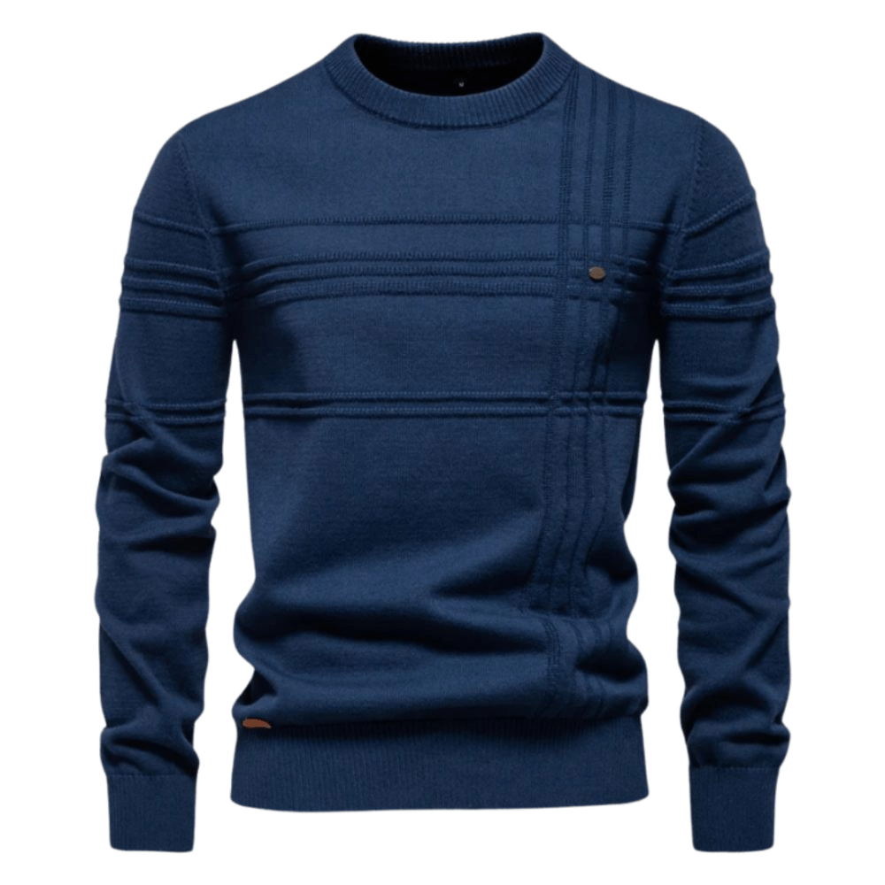 MILO | Stijlvolle herenpullover met ruitdesign