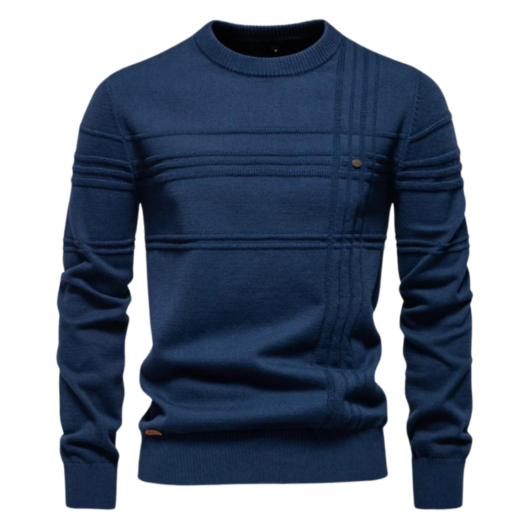 RIOT | Stijlvolle herenpullover met ruitdesign