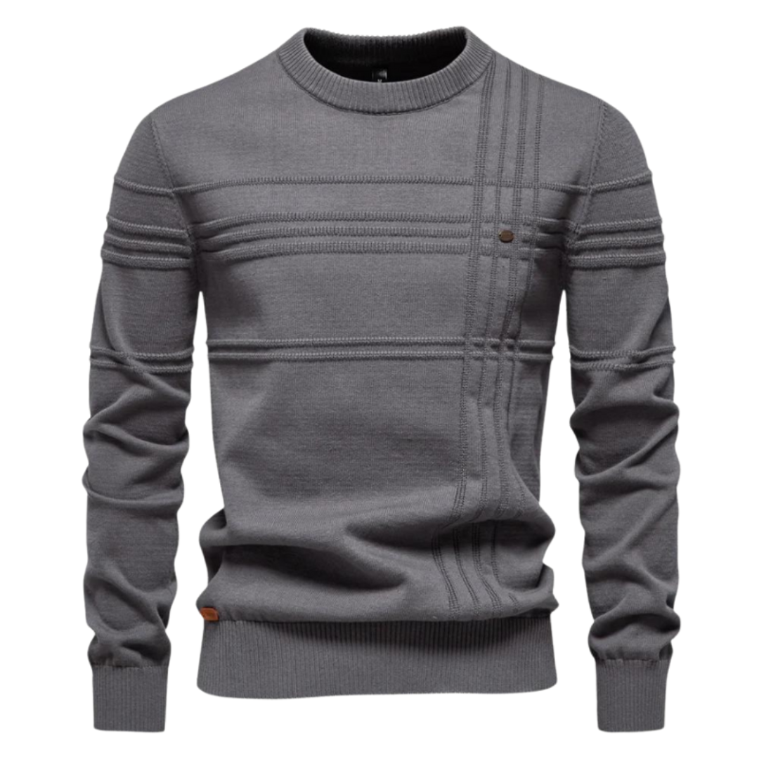 RIOT | Stijlvolle herenpullover met ruitdesign