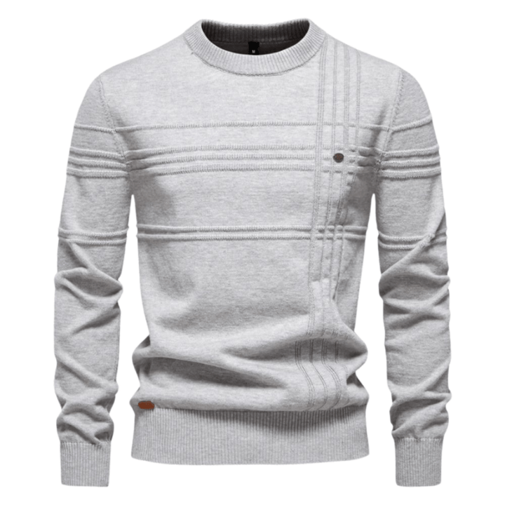 MILO | Stijlvolle herenpullover met ruitdesign