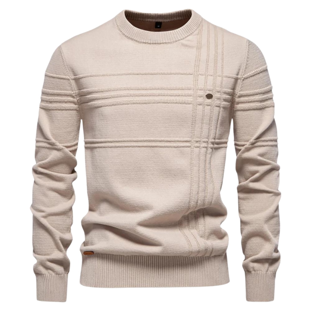 RIOT | Stijlvolle herenpullover met ruitdesign