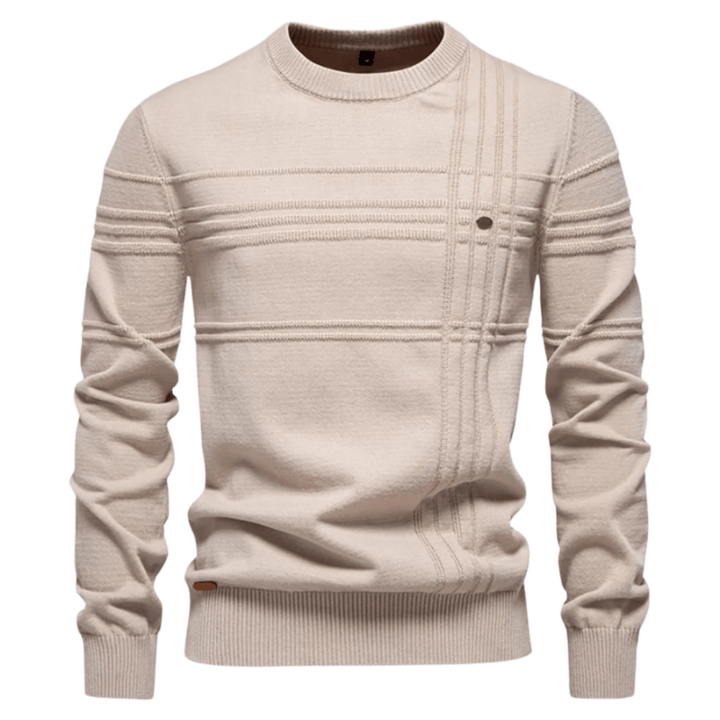MILO | Stijlvolle herenpullover met ruitdesign