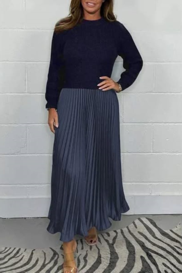 HANNA | Maxi Jurk Vrouwelijk Comfort en Elegante Stijl voor een Verfijnde Daily Look