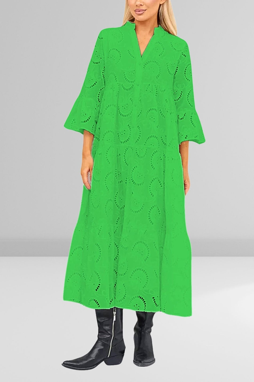 TINA | Lange jurk met elegante stijl en dagelijks comfort voor de zomer en informele gelegenheden