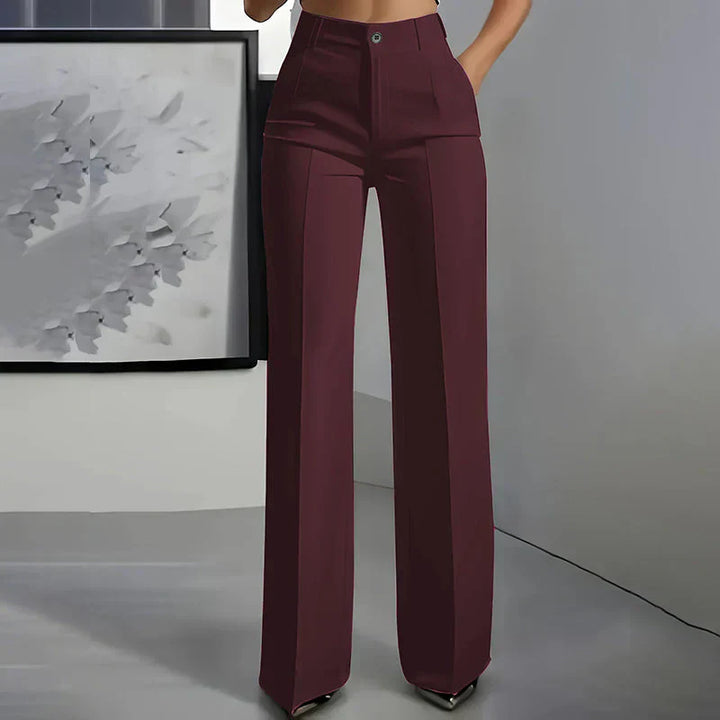 NEVA | Chic hoge taillebroek met flatterende pasvorm voor werk en elegante momenten