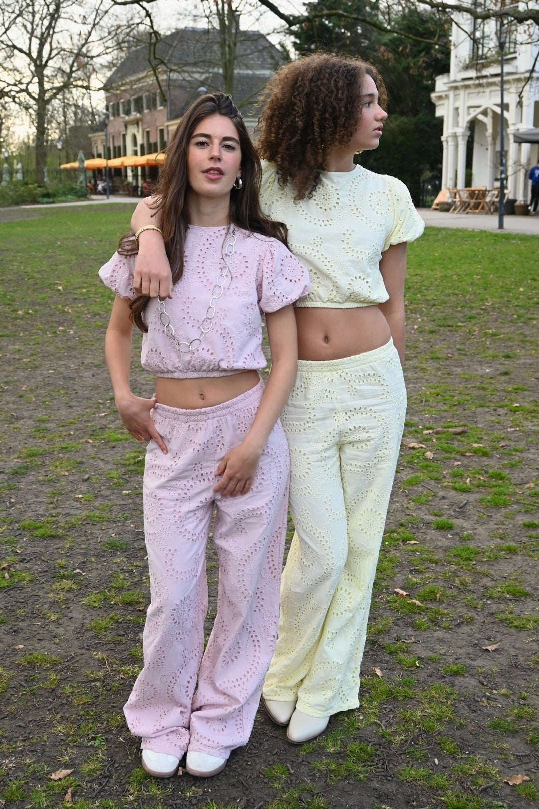 Valencia pants - baby roze