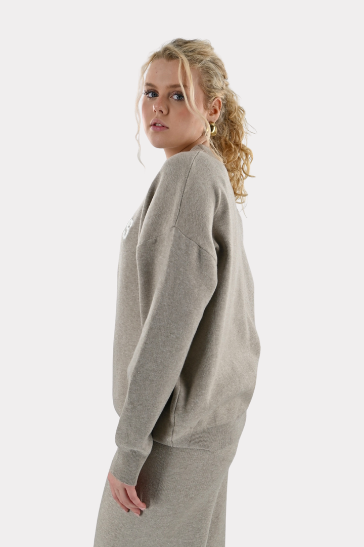 Wellness club knit - taupe
