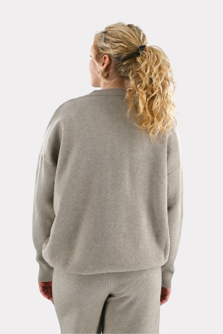 Wellness club knit - taupe