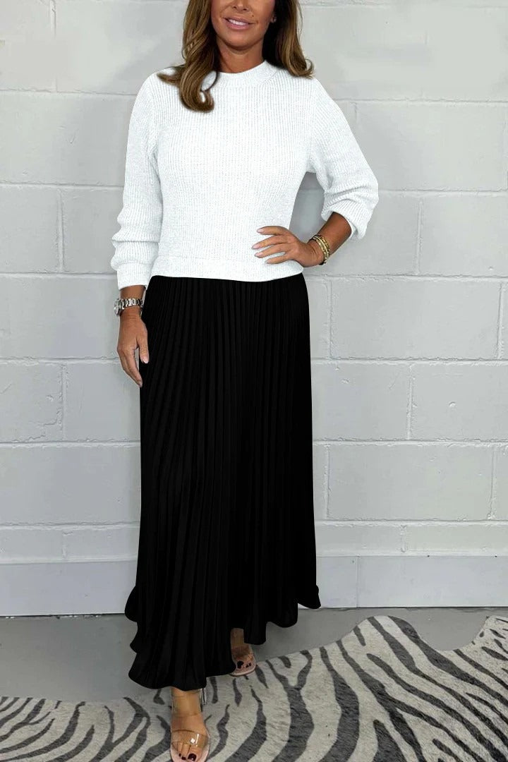 HANNA | Maxi Jurk Vrouwelijk Comfort en Elegante Stijl voor een Verfijnde Daily Look