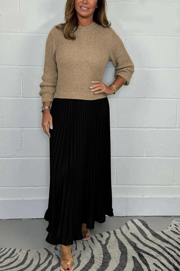 HANNA | Maxi Jurk Vrouwelijk Comfort en Elegante Stijl voor een Verfijnde Daily Look