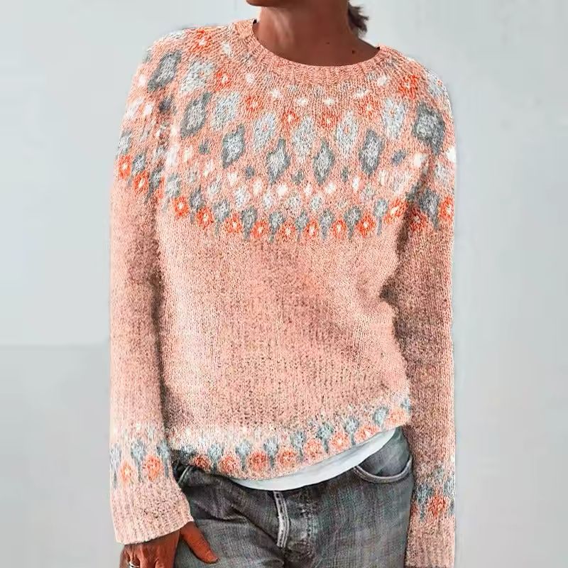 MAISON LORÉA™ – Wintertrui met tijdloos Scandinavisch patroon