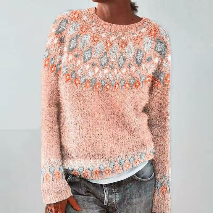MAISON LORÉA™ – Wintertrui met tijdloos Scandinavisch patroon
