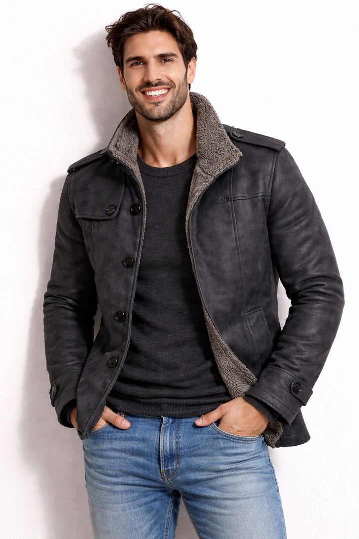 NERO™ | Elegante Herenjas met Tijdloze Warmte en Verfijnde Stijl