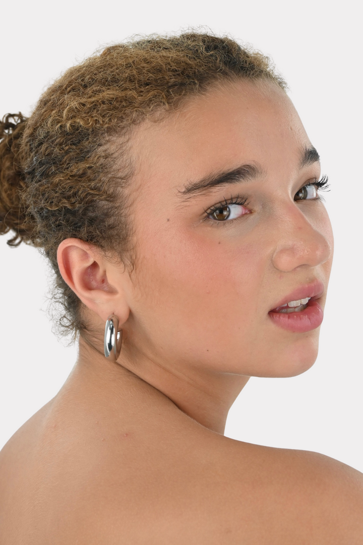 Whoops earrings - zilver