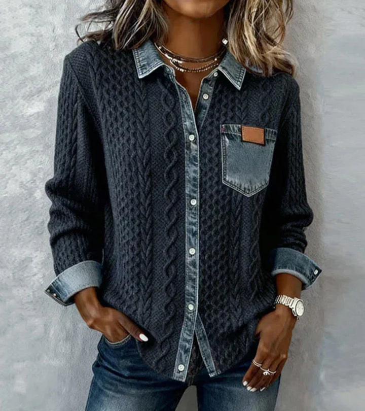 SANNE™ | Gebreide Top met Warm Comfort en Tijdloze Chic voor Elke Dag