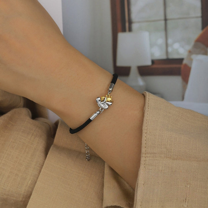 Vera™ - Armband met koord en hondenicoon