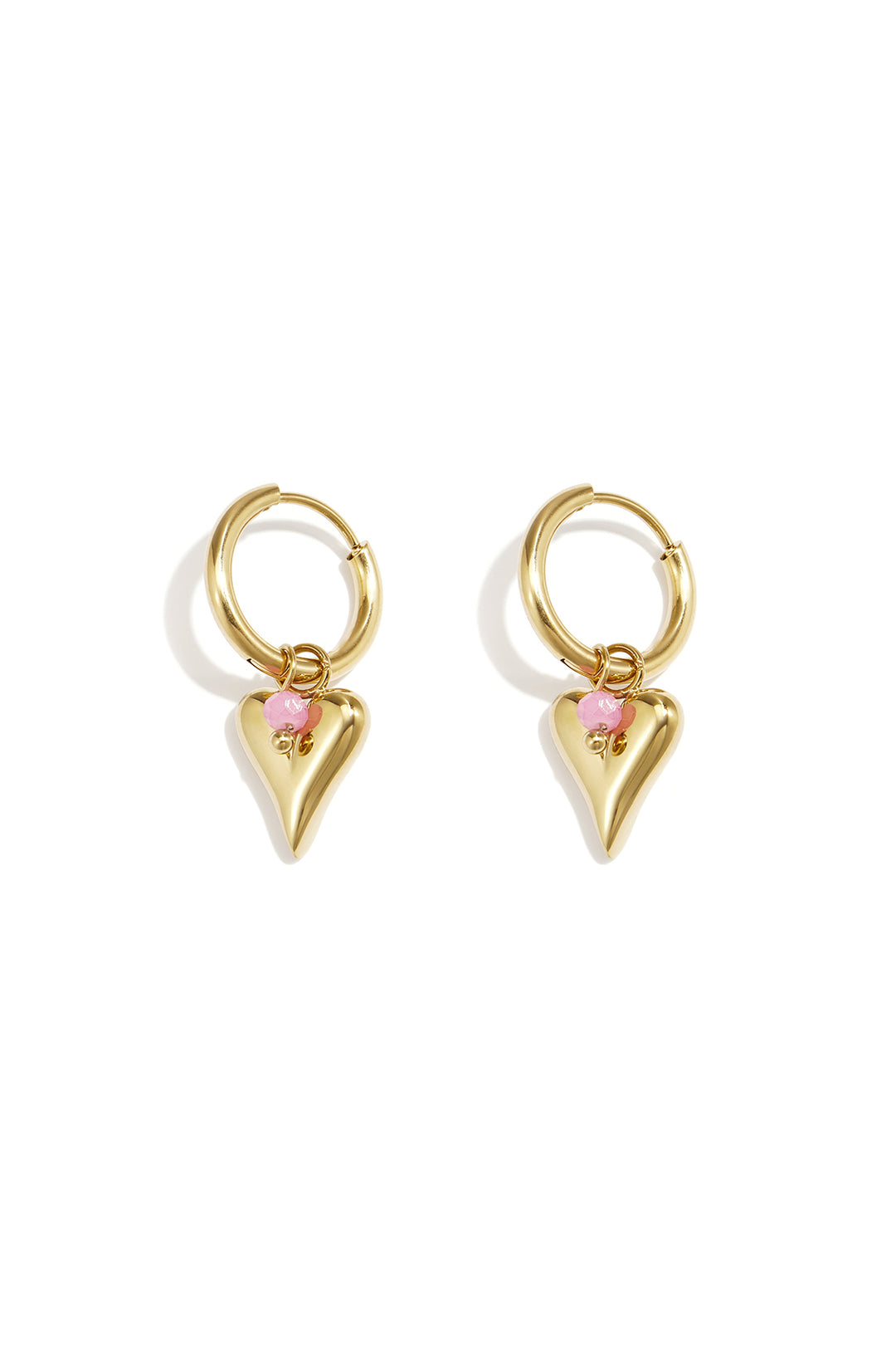 vivid heart oorbellen