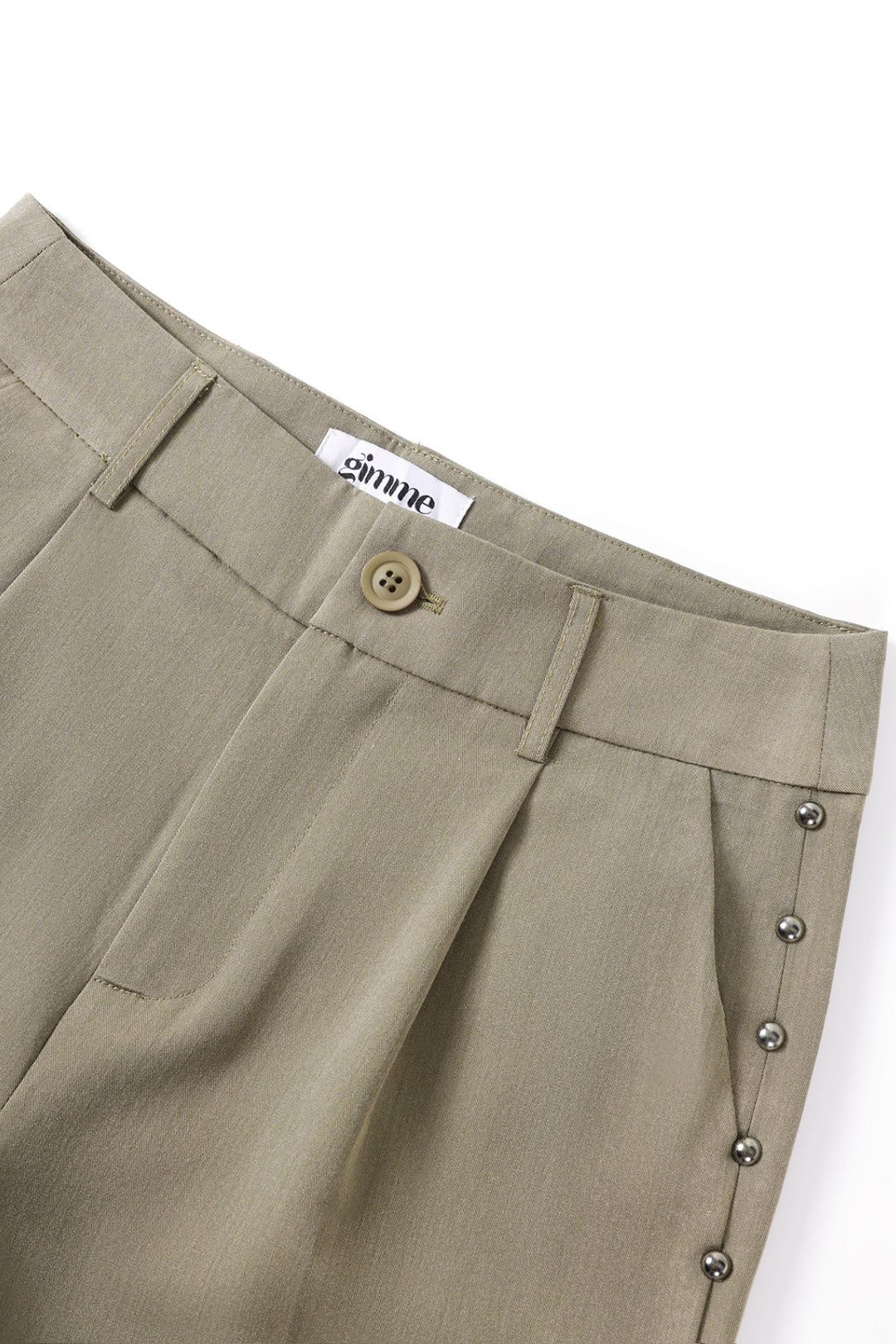 Geweven Polyestervezel Vrouwen Brede Broek Elegante Solide Kleur Herfst/Winter