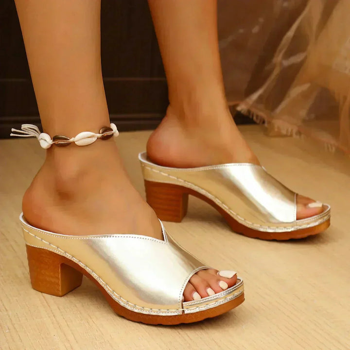 ANNE | Orthopedische Sandalen met Brede Hak Elegant en Comfortabel voor Elke Dag