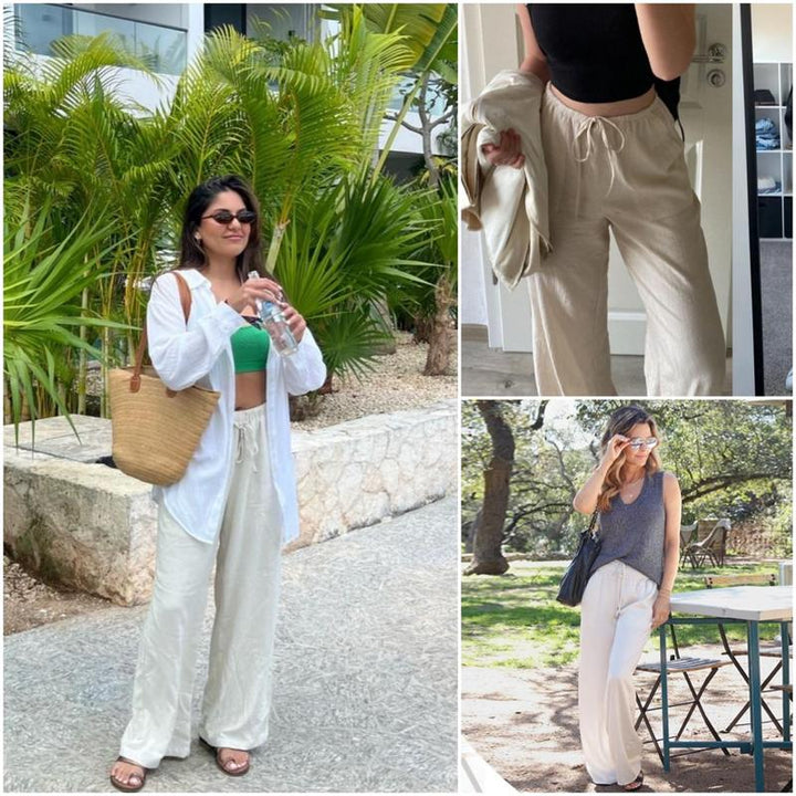 MARA | Zomerbroek met Wijde Pijpen voor Maximale Comfort en Elegante Dagstijl
