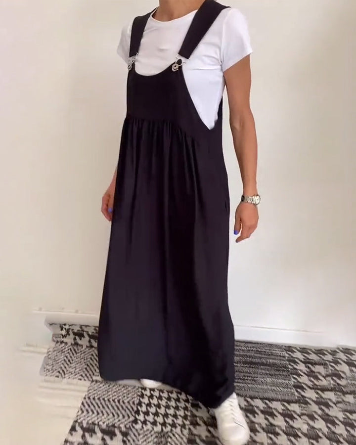 KARA | Casual-Chic Mouwloos Vloeiend Jurk