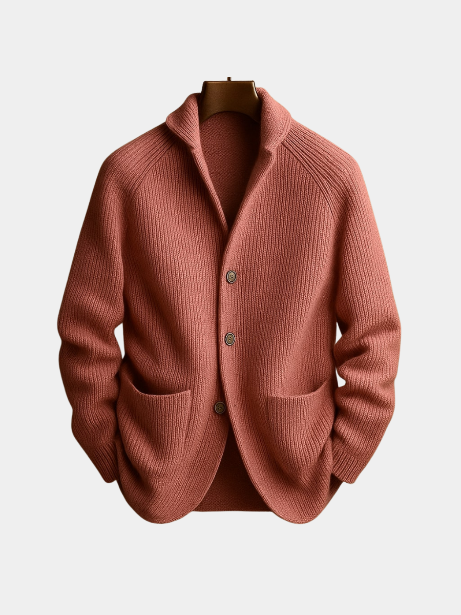 JONATHAN | HEREN GILET IN RIBBELWOL