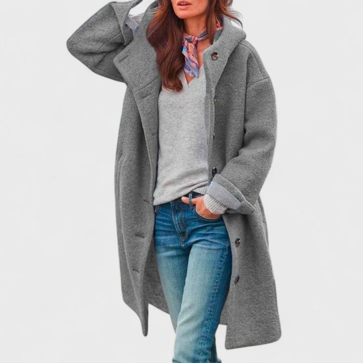 MYRA - Elegante wollen jas