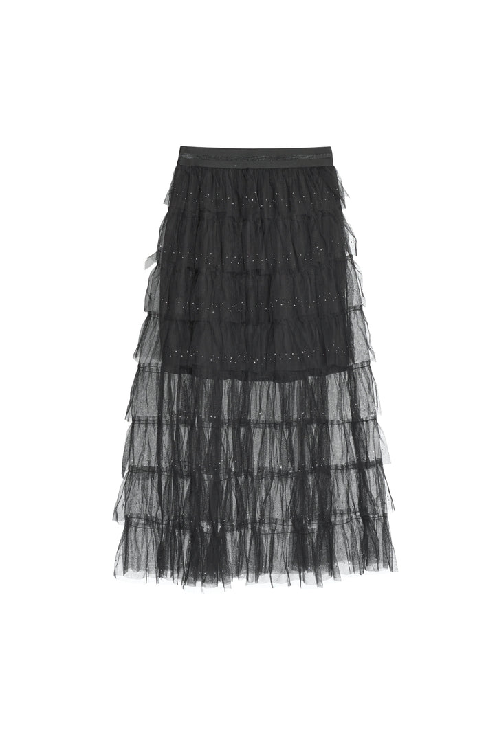 Polyester Vrouwen Tiered Rok Casual