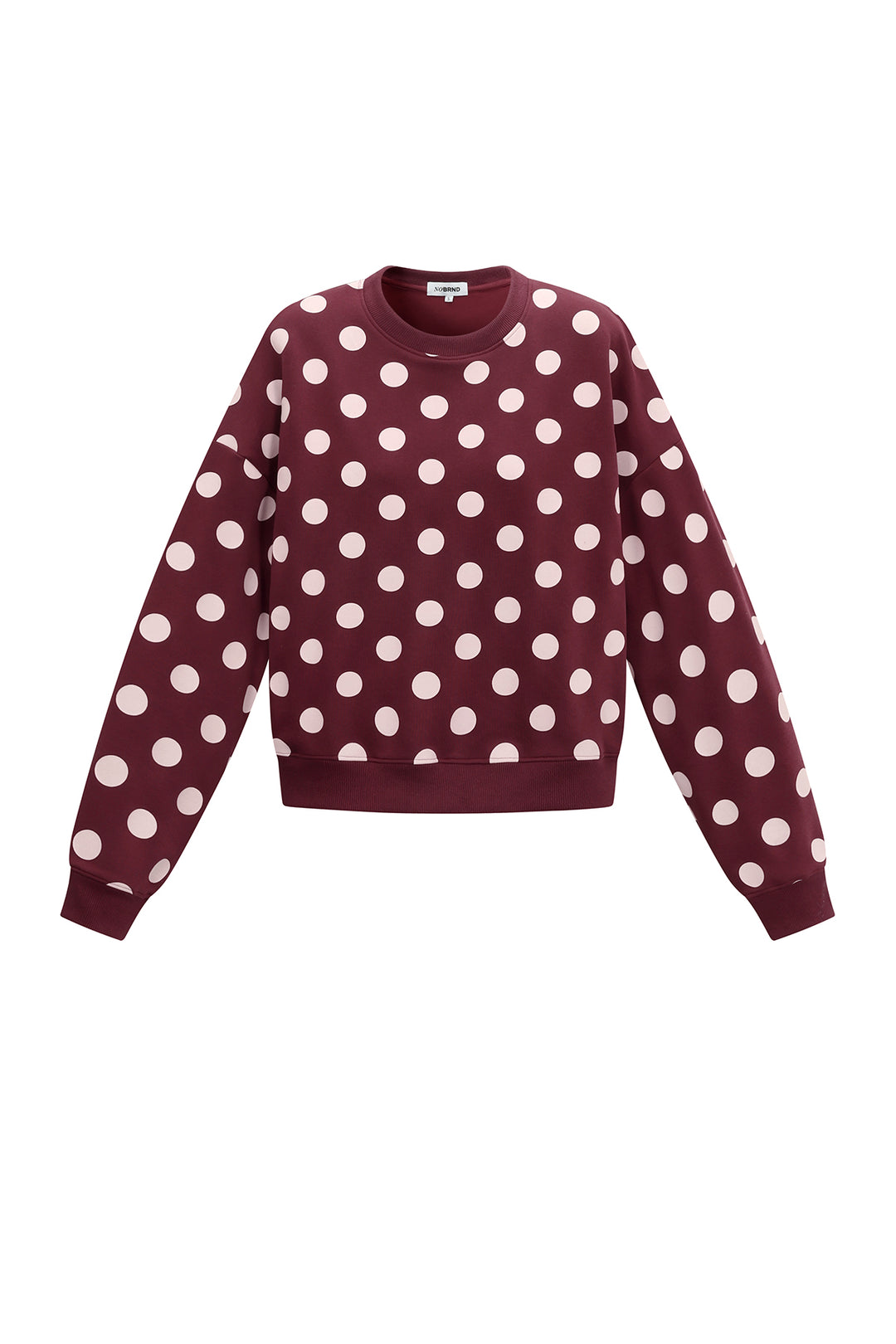 Hoodie met stippenprint