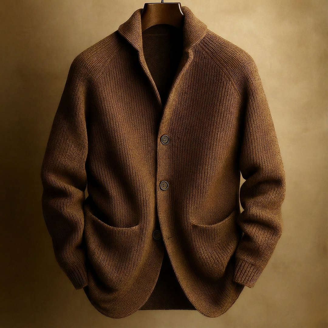 JONATHAN | HEREN GILET IN RIBBELWOL