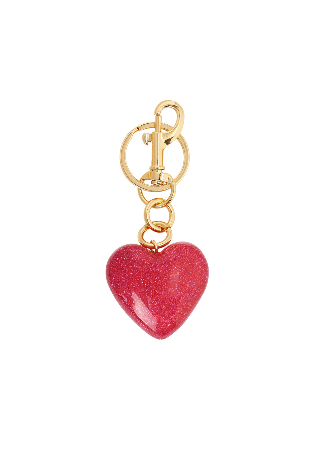 Glitter Hart Tas Charm