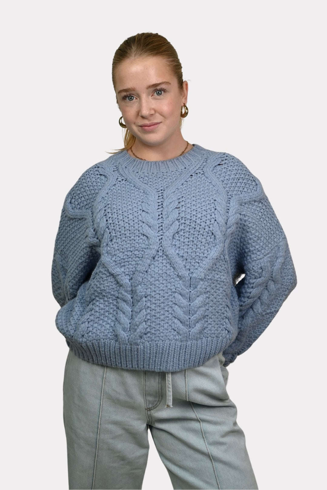 Cambridge knit - blauw