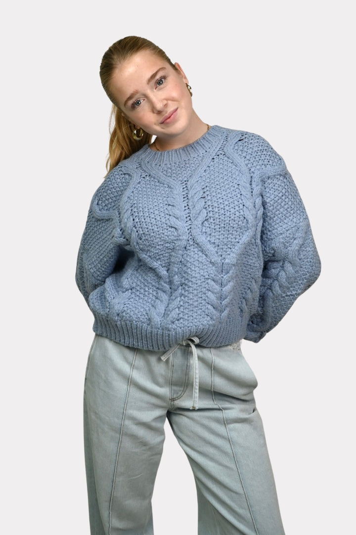 Cambridge knit - blauw