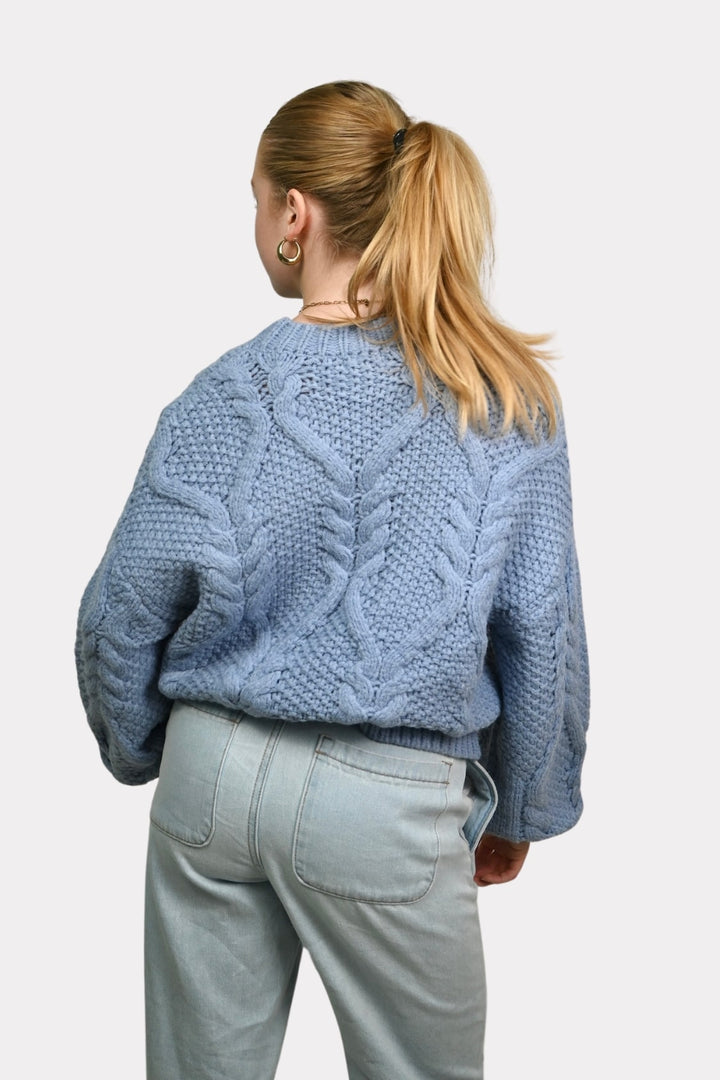Cambridge knit - blauw