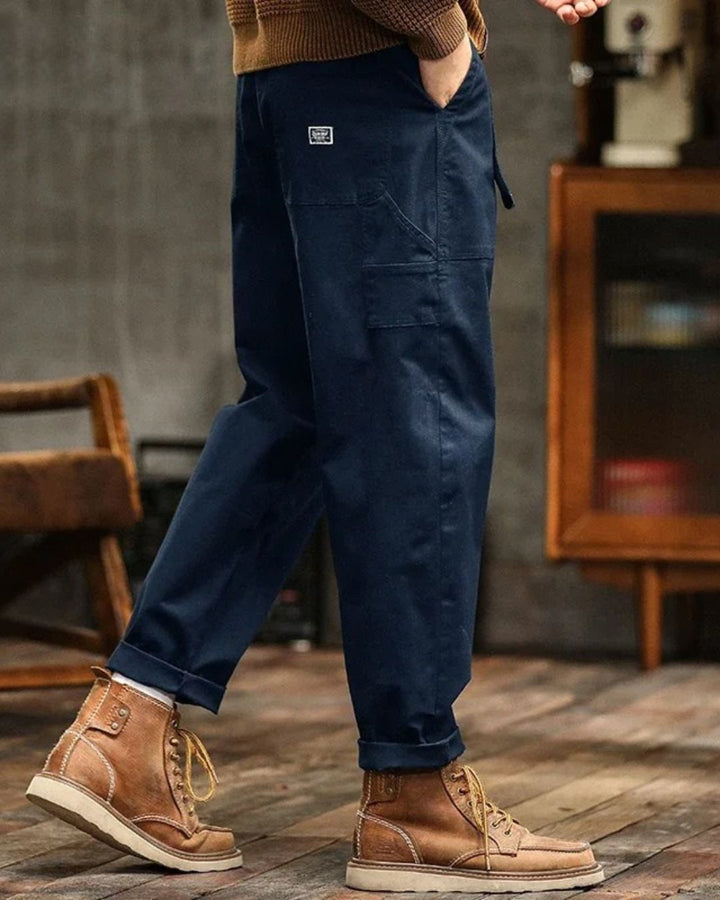 THEO | Heren Cargo Broek met Volledige Bewegingsvrijheid en Stijlvolle Afwerking voor Elke Dag