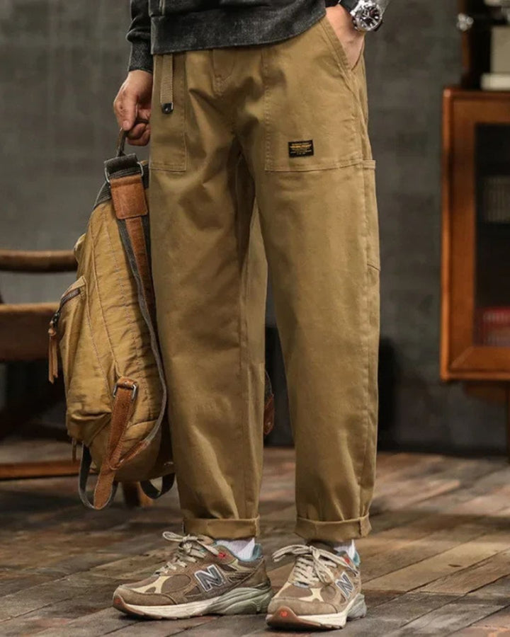 THEO | Heren Cargo Broek met Volledige Bewegingsvrijheid en Stijlvolle Afwerking voor Elke Dag