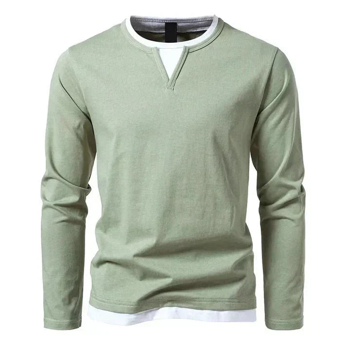 PATRICK | Premium Longsleeve van gekamd katoen