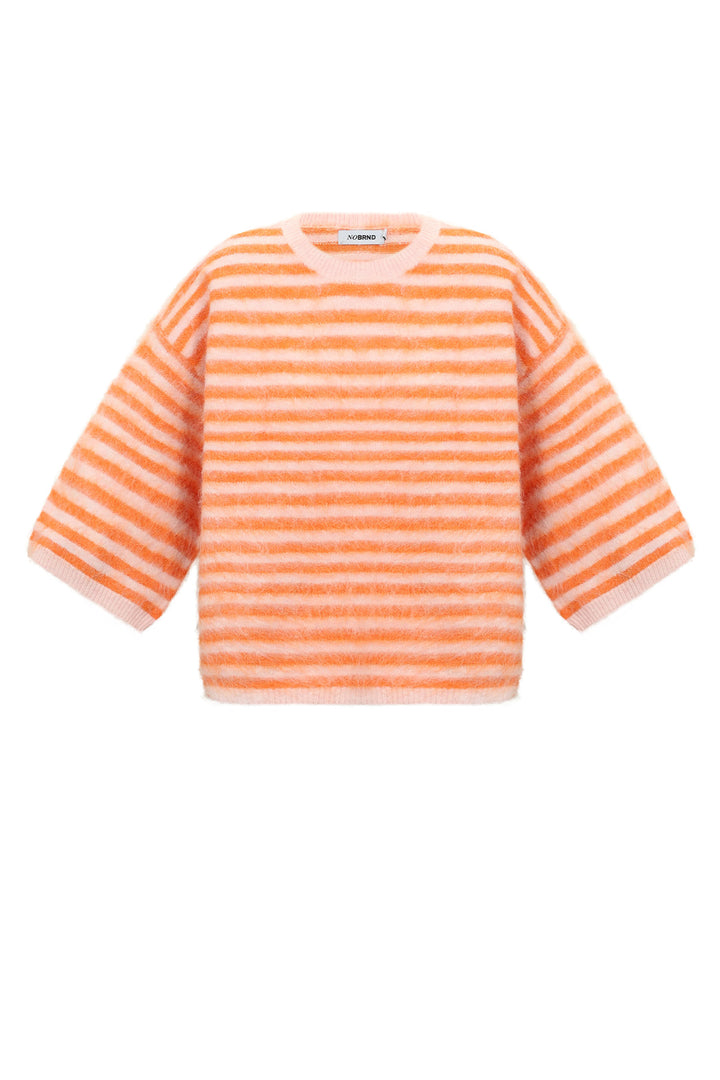 Truien van polyestervezel (polyester) met strepen, casual herfst-/winterkleding
