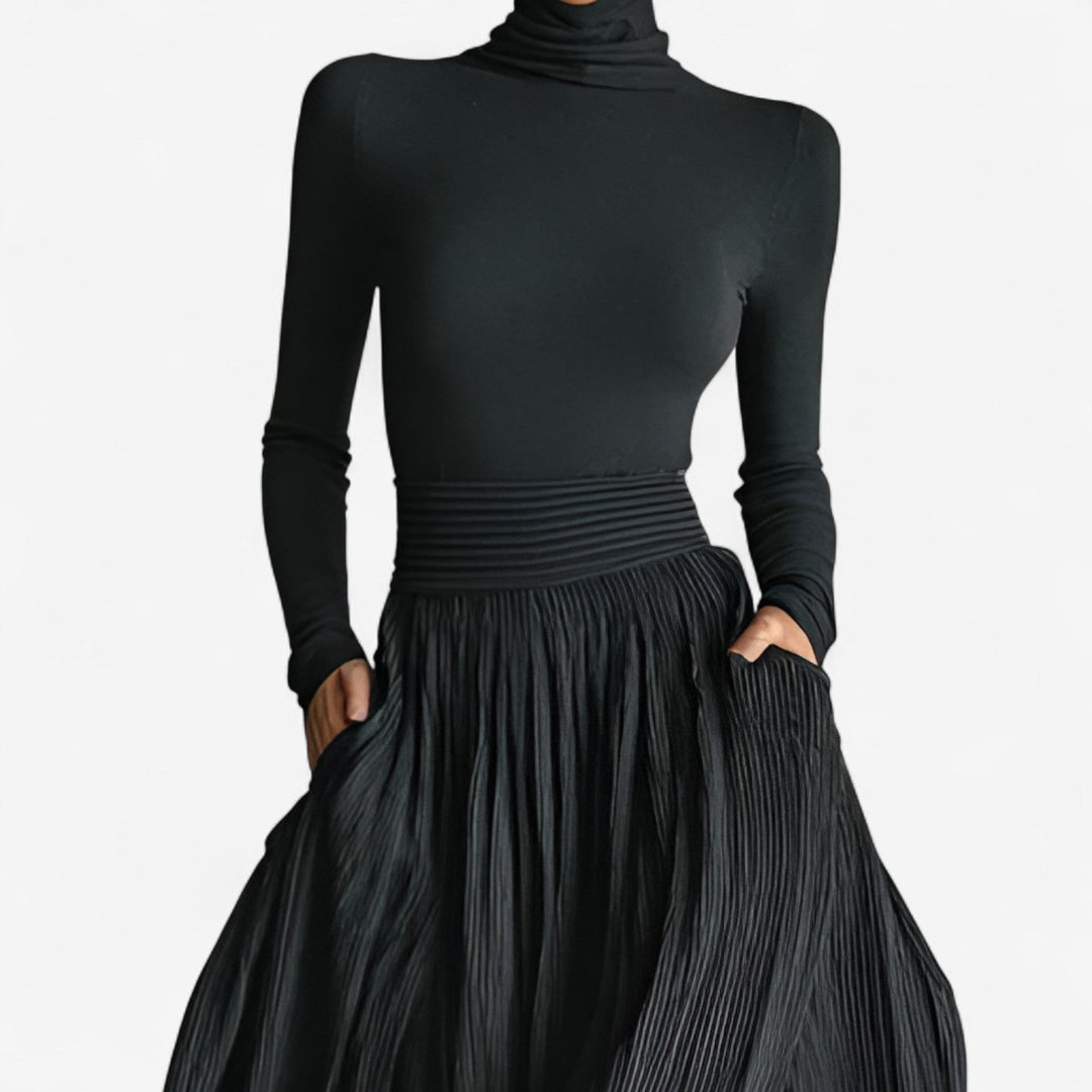 RITA | Maxijurk met hoge taille