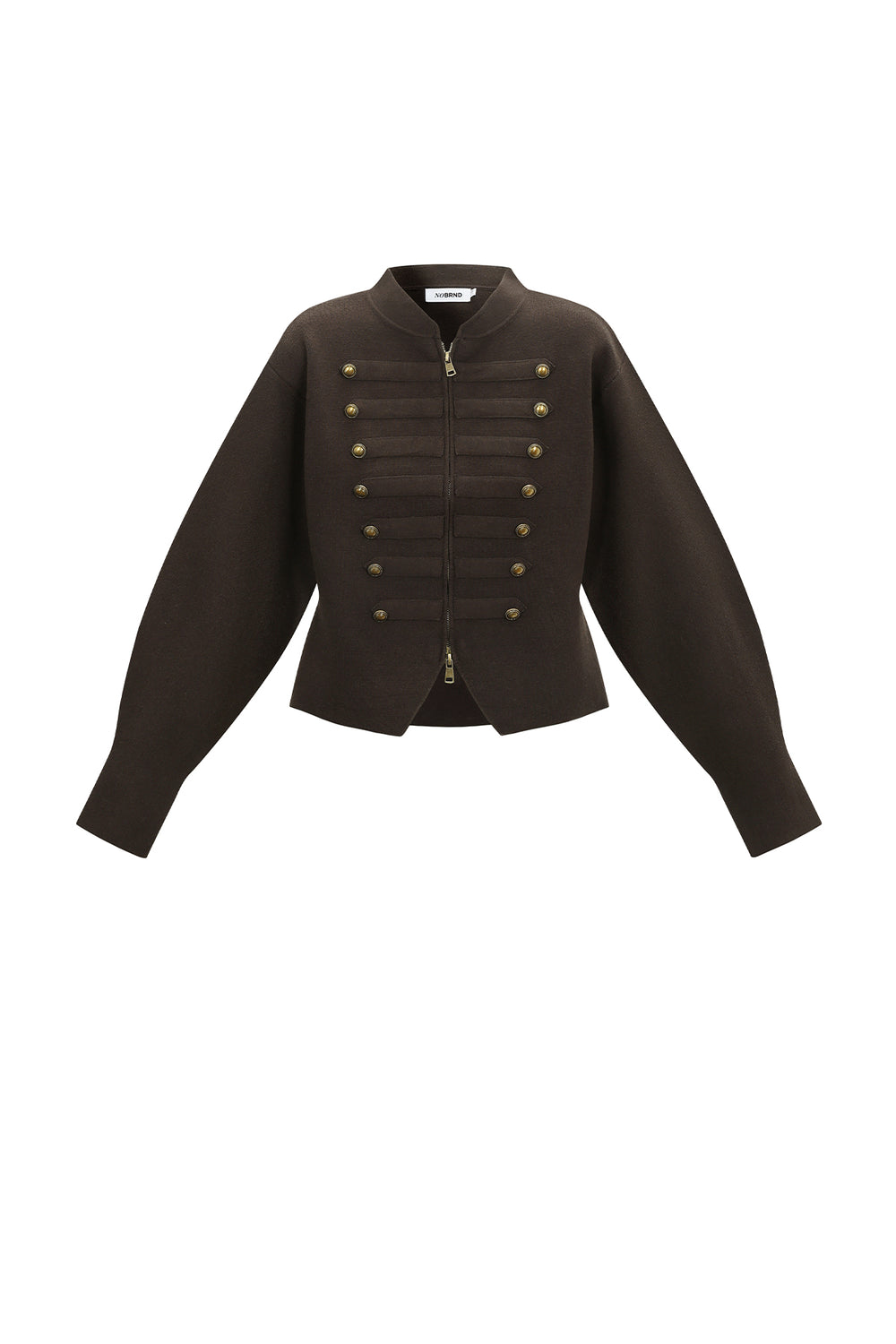 Casual effen, losvallend, zelfklevend gebreid vest (van echt katoen)