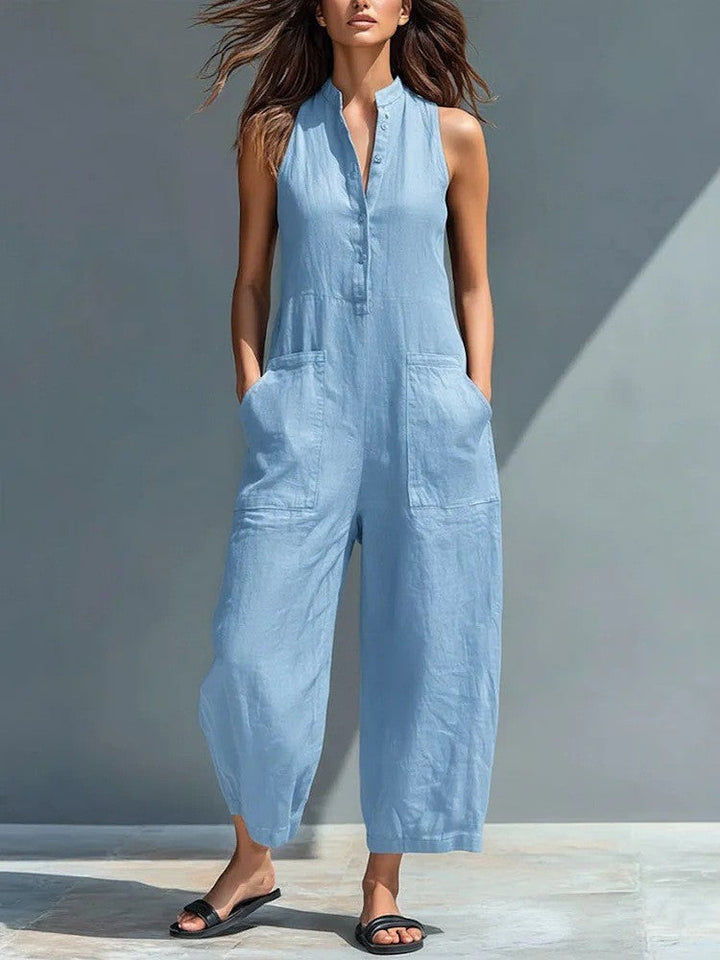Lucinda | Elegante Mouwloze Jumpsuit
