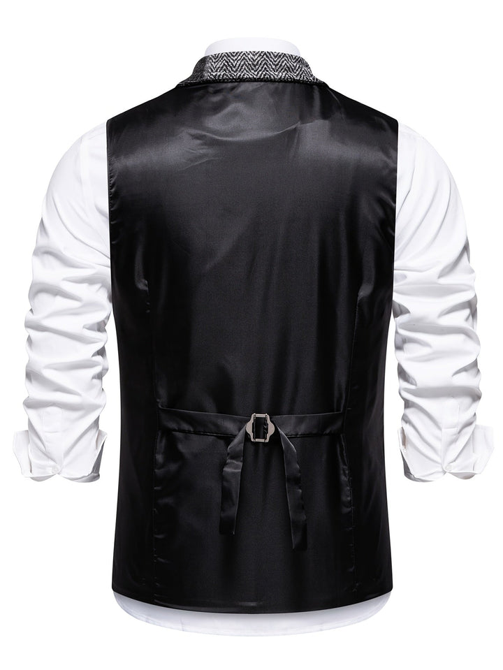 Oliver | Klassiek Tweed Gilet met Getailleerde Pasvorm