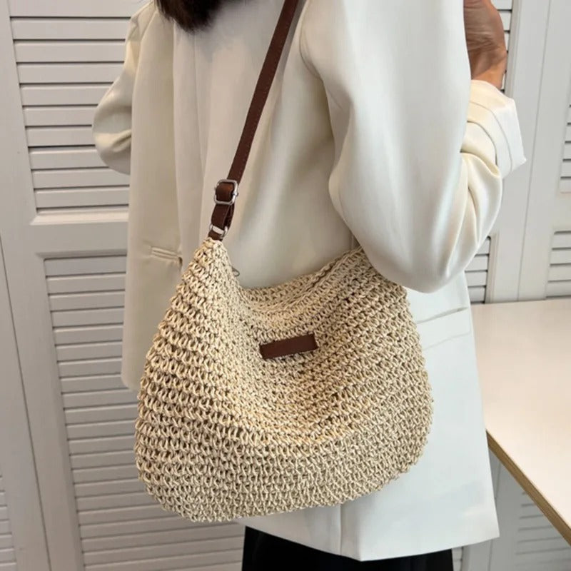 AURA | Chic en Ruime Schoudertas voor Veelzijdige Zomerse Looks